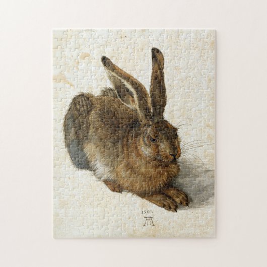 ALBRECHT DÜRER - Young hare 1502 Legpuzzel (Verticaal)
