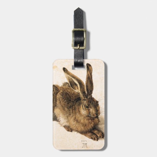 Albrecht Durer Young Hare Bagagelabel (Voorkant verticaal)