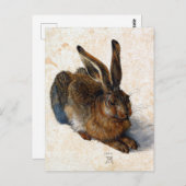 Albrecht Dürer Young Hare Briefkaart (Voorkant / Achterkant)