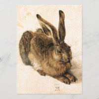 Albrecht Durer Young Hare Invitations