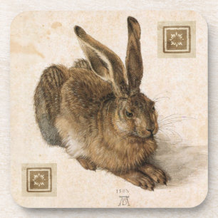 Albrecht Durer Young Hare Painting Bier Onderzetter
