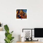 Albrecht Dürer Zedign Kunstposter #3 Poster (Thuiskantoor)