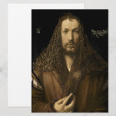 Albrecht Durer - ZelfPortret Feestdagenkaart (Voorkant / Achterkant)