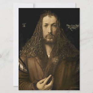 Albrecht Durer - ZelfPortret Feestdagenkaart