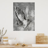 ALBRECHT DURER'S PRAYING HANDS 1508 POSTER (Keuken)
