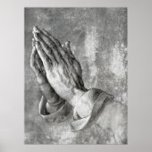 ALBRECHT DURER'S PRAYING HANDS 1508 POSTER (Voorkant)