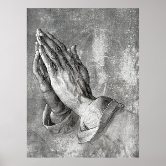 ALBRECHT DURER'S PRAYING HANDS 1508 POSTER (Voorkant)