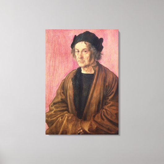 Albrecht Durer's vader, 1497 Canvas Afdruk (Voorkant)