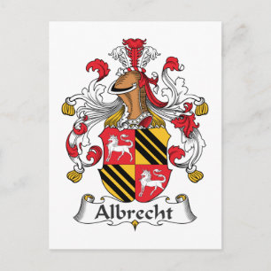 Albrecht Family Crest Briefkaart
