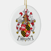 Albrecht Family Crest Keramisch Ornament (Rechts)