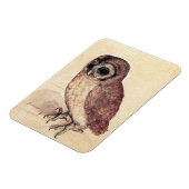 Albrecht tijdens de kleine uil magneet (Linkerzijde)