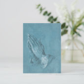 Albrecht tijdens het bidden Handen Schilderen Kuns Briefkaart (Staand voorkant)