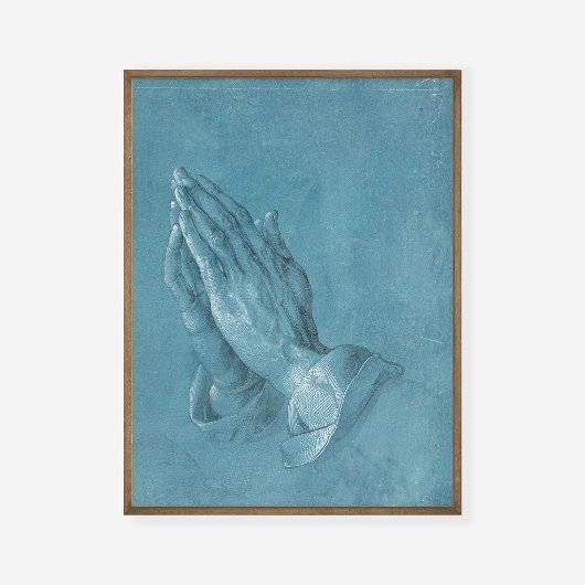 Albrecht tijdens het bidden Handen Schilderen Kuns Poster