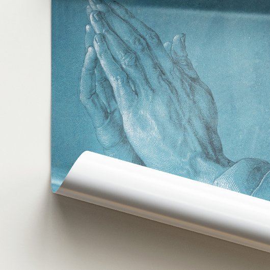 Albrecht tijdens het bidden Handen Schilderen Kuns Poster