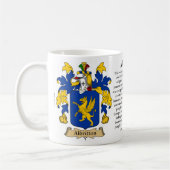 Albritton Family Coat of Arms Koffiemok (Links)