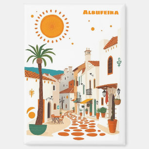 Albufeira Algarve Portugal mediterraan souvenir Magneet