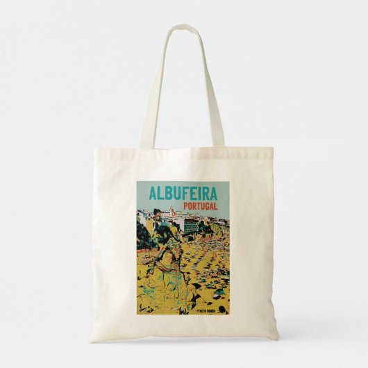 Albufeira Algarve Portugal — vintonijnreis Tote Bag (Achterkant)