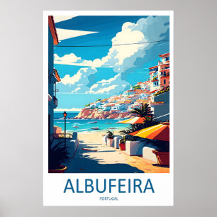 Albufeira Park Reisposter Ski Vintage Nationaal Poster