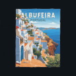 Albufeira Portugal Reizen Kunst Vintage Fleece Deken<br><div class="desc">Albufeira retro vector reisontwerp. Albufeira is een stad in het zuiden van de Algarve in Portugal. Het is een voormalig vissersdorp dat een belangrijke vakantiebestemming is geworden.</div>