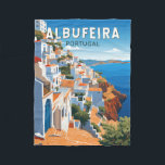 Albufeira Portugal Reizen Kunst Vintage Fleece Deken<br><div class="desc">Albufeira retro vector reisontwerp. Albufeira is een stad in het zuiden van de Algarve in Portugal. Het is een voormalig vissersdorp dat een belangrijke vakantiebestemming is geworden.</div>