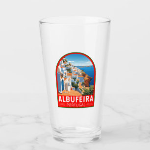 Albufeira Portugal Reizen Kunst Vintage Glas