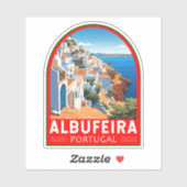 Albufeira Portugal Reizen Kunst Vintage Sticker (Vel)