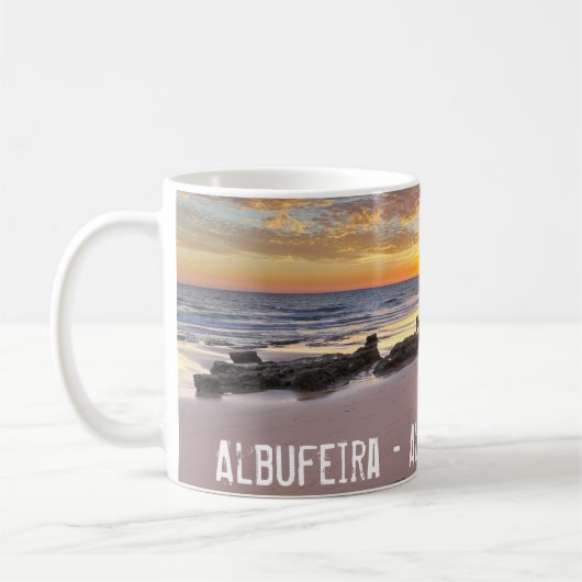 Albufeira - Portugal. zomervakantie in Algarve Koffiemok (Links)