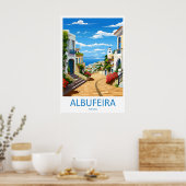 Albufeira Ski Oude Poster Park Reizen Nationaal (Keuken)