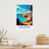 Albufeira Ski Reizen Nationaal Poster Vintage Park (Keuken)