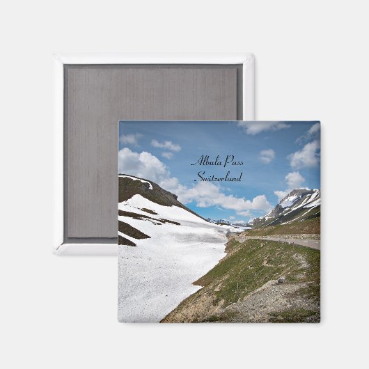 Albula Pass, Zwitserland Magneet (Voorkant / Achterkant)