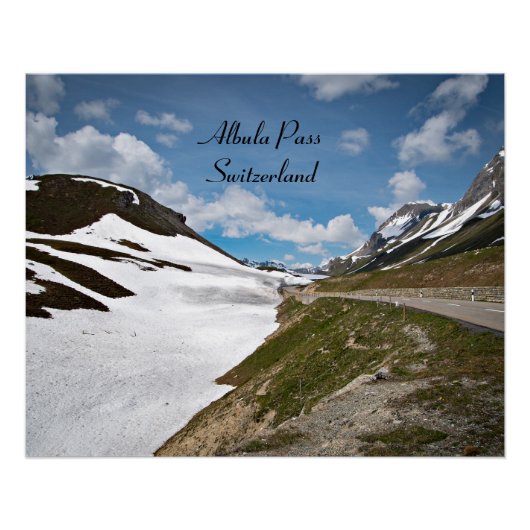 Albula Pass, Zwitserland Perfect Poster (Voorkant)