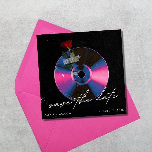 Album Hoesje Unieke Muziek Bruiloft Save the Date