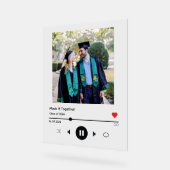 Album Song Afstuderen voor Vriendin Boyfriend Acryl Bord (Hoek)