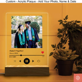 Album Song Afstuderen voor Vriendin Boyfriend Acryl Bord