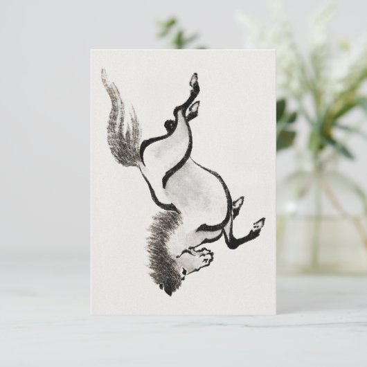 Album van Horse Sketches door Katsushika Hokusai e Kaart (Staand voorkant)