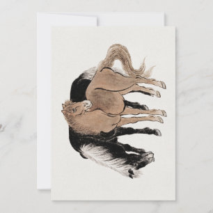 Album van Horses Sketches door Katsushika Hokusai  Kaart