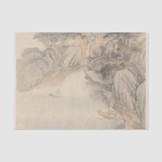 Album van Landschappen Leaf 4 van Wang Gai Tissuepapier (Voorkant)