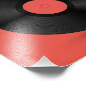 Album,vinylrecord,Poster muziek Foto Afdruk (Hoek)