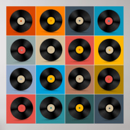 Album,vinylrecord,Poster muziek Poster