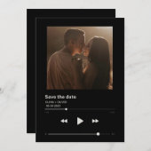 Albumcover opslagdatum save the date (Voorkant / Achterkant)