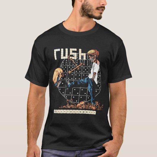 Albums RushBand - Roll The Bones T-shirt (Voorkant)