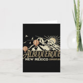 Albuquerque Air Balloon Festival New Mexico Fiesta Kaart (Voorkant)