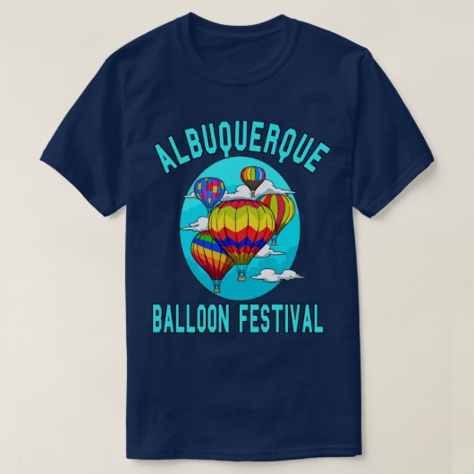Albuquerque Ballon New Mexico Festival Hot Air 1 T-shirt (Design voorkant)