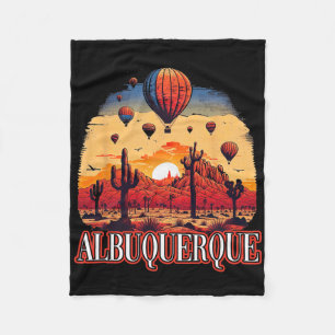 Albuquerque Ballon New Mexico Heet Luchtballon Fleece Deken