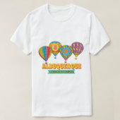 Albuquerque Ballonfestival 50 jaar Nieuw Mexico 2 T-shirt (Design voorkant)