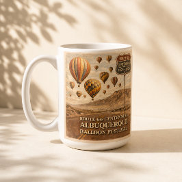 Albuquerque Ballonfestival Koffie Gift Stijl Koffiemok
