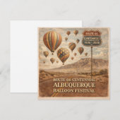 Albuquerque Ballonfestival Reisbriefpapier (Voorkant / Achterkant)