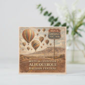 Albuquerque Ballonfestival Reisbriefpapier (Staand voorkant)