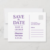 Albuquerque Ballonhemel trouwuitnodiging Save The Date (Achterkant)