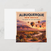 Albuquerque Ballonnen Notities uit het Zuidwesten (Voorkant / Achterkant)
